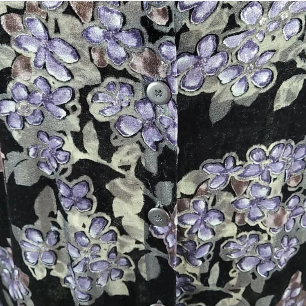 Euc Notations Button Up Blouse Size 2x - image 3